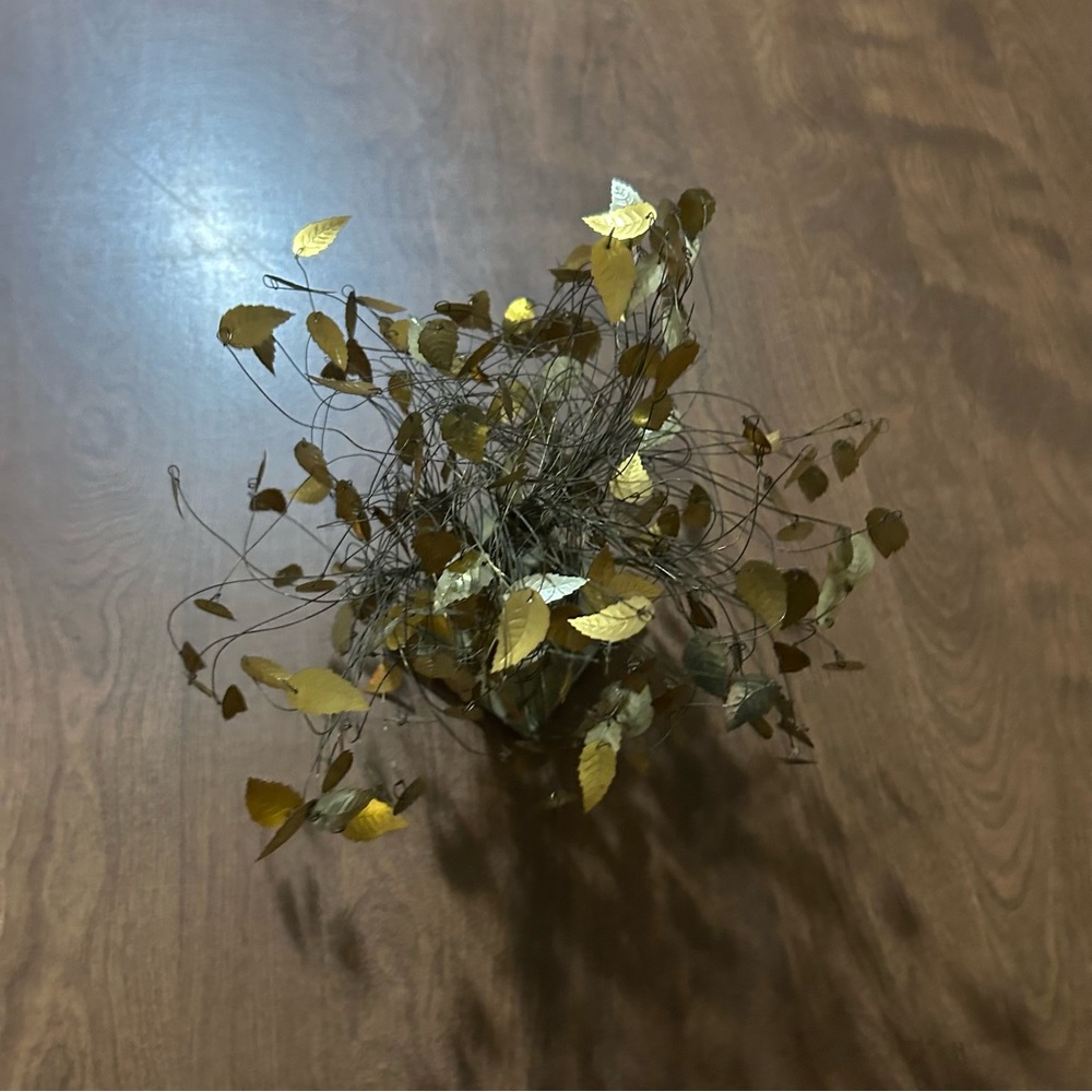 Copper wire leaf tree - Picture 3 of 3